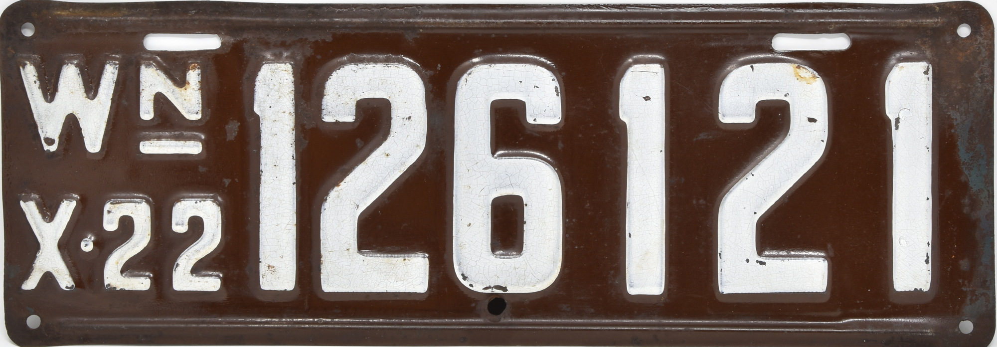 1922 Washington license plate