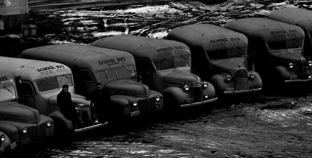 Ritzville School buses in 1948