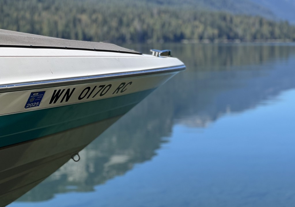 A boat in Washington state with a "WN" license number